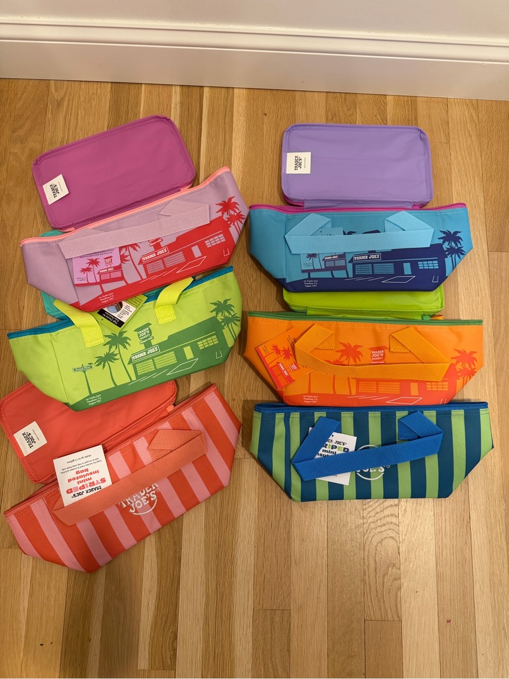 Full Set of Trader Joe's Insulated Lunch Totes
